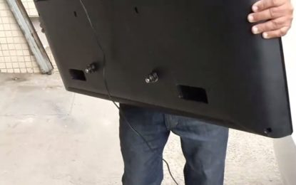 Homem é preso após tentar furtar televisão de estabelecimento comercial