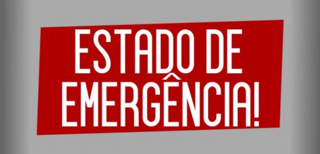 ESTADO DE EMERGÊNCIA no âmbito do serviço de abastecimento de água do Município de Barbacena