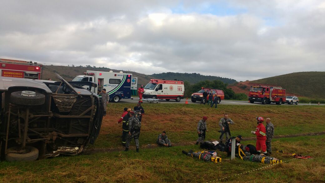 ACIDENTE COM ÔNIBUS DA FORÇA NACIONAL