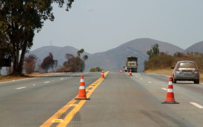 Via 040 promove melhoria do pavimento entre Belo Horizonte e Juiz de Fora