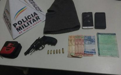 PMR prende motociclista armado em moto com placa  adulterada na BR 265 em Barroso