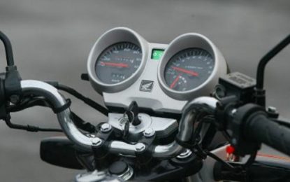 Motocicleta é furtada com chave na ignição