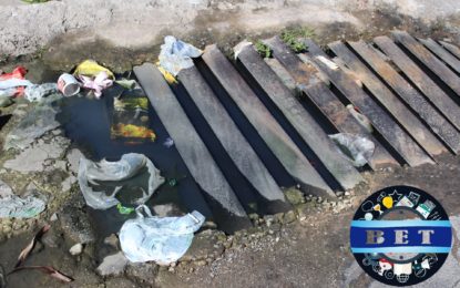 BUEIRO ENTUPIDO CAUSA TRANSTORNO A MORADORES