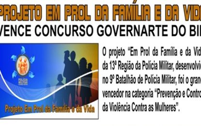 PROJETO EM PROL DA FAMÍLIA E DA VIDA