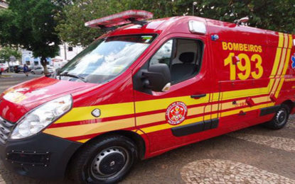 HOMEM TEM PARTE DO CORPO QUEIMADO EM ACIDENTE COM ÁLCOOL/NO BAIRRO VILELA