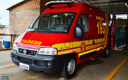 VEÍCULO INCÊNDIADO EM OFICINA MECÂNICA