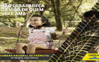MINISTÉRIO ALERTA POPULAÇÃO EM CAMPANHA CONTRA A VIOLÊNCIA NO TRÂNSITO
