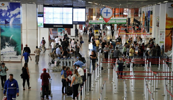 FLUXO DE PASSAGEIROS NOS AEROPORTOS AUMENTA NO FERIADO