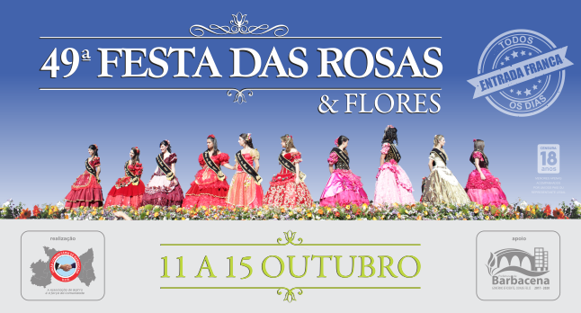 PREFEITURA DE BARBACENA DIVULGA PROGRAMAÇÃO COMPLETA DA FESTA DAS ROSAS 2017