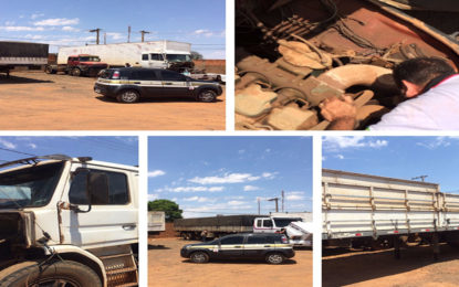 PCMG APREENDE SETE CAMINHÕES ADULTERADOS E PRENDE UM NA OPERAÇÃO “CARGA PESADA” EM UBERABA