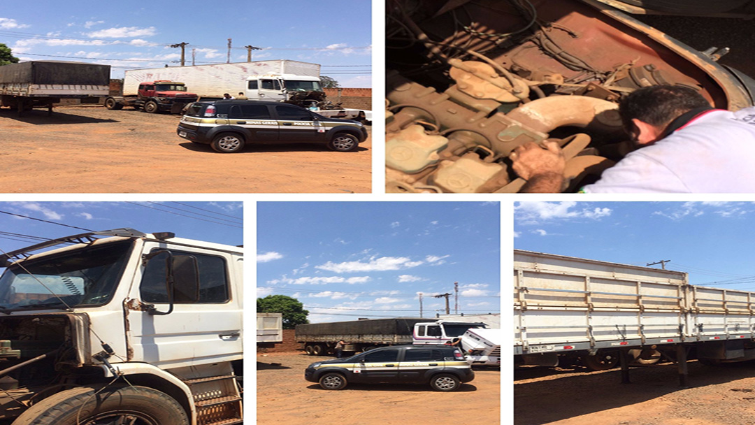 PCMG APREENDE SETE CAMINHÕES ADULTERADOS E PRENDE UM NA OPERAÇÃO “CARGA PESADA” EM UBERABA