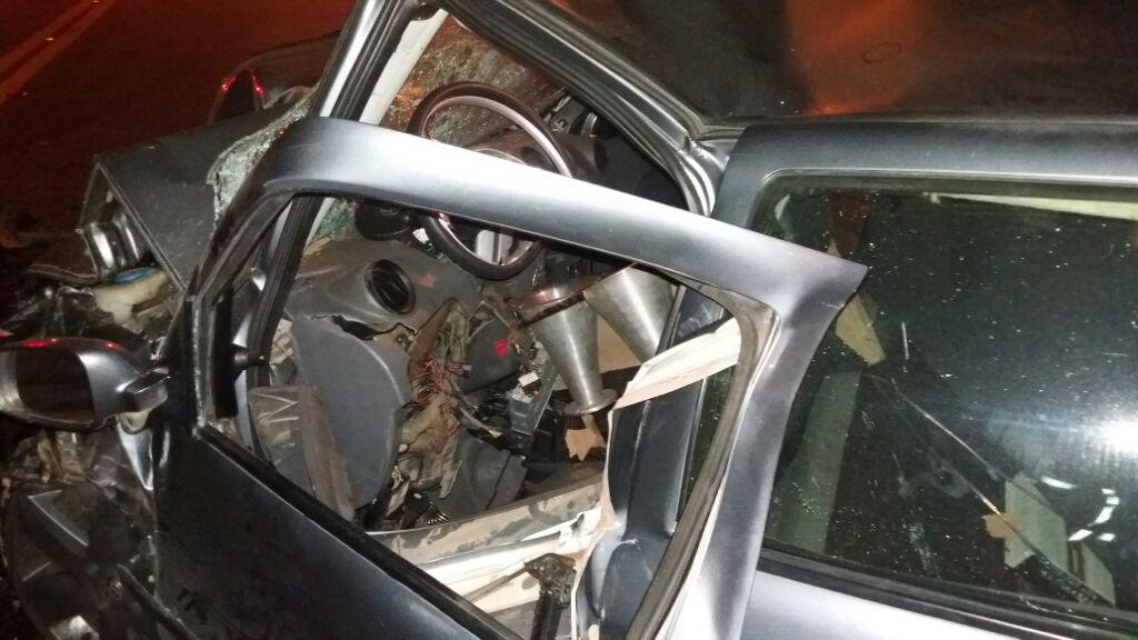 COLISÃO NA BR 265 DEIXA 03 FERIDOS/TREVO DO BAIRRO SANTO ANTÔNIO EM BARBACENA