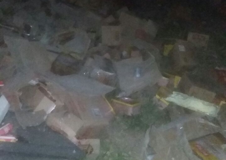 CARRETA TOMBA NA BR 265 BR 265, NA ALTURA DO KM 214, PROXIMIDADES DO QUIOSQUE DO ROMEU