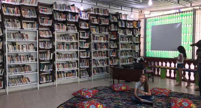 ESCOLA MUNICIPAL INAUGURA BIBLIOTECA SUSTENTÁVEL