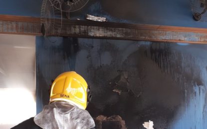 INCÊNDIO EM ACADEMIA DE GINÁSTICA EM SÃO JOÃO DEL REI