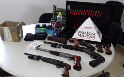 Polícia Militar do Meio Ambiente prende autores de caça e apreende 03 armas de fogo em Correia de Almeida