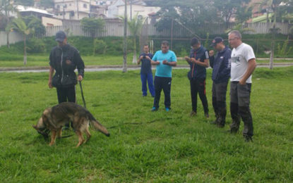 GUARDA MUNICIPAL RECEBE TREINAMENTO SOBRE ADESTRAMENTO DE CÃES