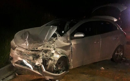 ACIDENTE NA SERRA DE SANTA BÁRBARA DEIXA 2 MULHERES FERIDAS