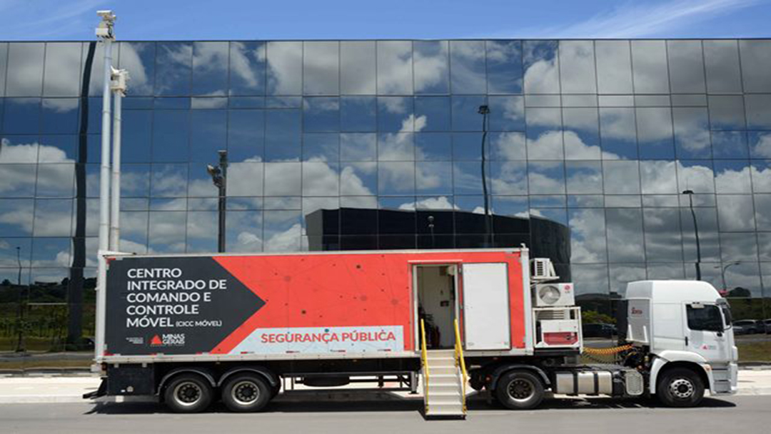 Superestrutura do CICC Móvel reforça segurança nas ruas de BH neste fim de ano