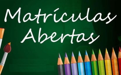 Começam as matrículas na rede pública de ensino para 2018