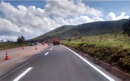 VIA 040 DÁ CONTINUIDADE À MELHORIA DO PAVIMENTO ENTRE BELO HORIZONTE E JUIZ DE FORA
