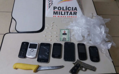 Pai e filho são presos por tráfico de drogas no Bairro Floresta em Barbacena