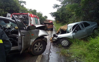 ACIDENTE COM DUAS VÍTIMAS FATAIS NA MG 383