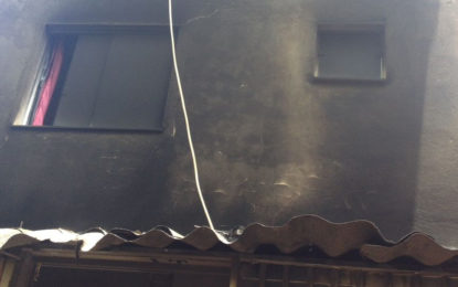 BOTIJAO DE GÁS CAUSA INCÊNDIO EM SÃO JOÃO DEL REI-MG