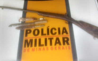 Polícia Militar Rodoviária apreende arma de fogo na MG 383 em  Congonhas-MG