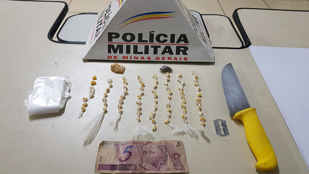 Homem é preso por tráfico de drogas no bairro São Pedro em Barbacena