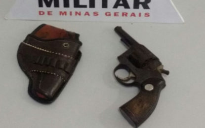 Arma de fogo é apreendida através do Disque Denúncia na Zona Rural de Santos Dumont