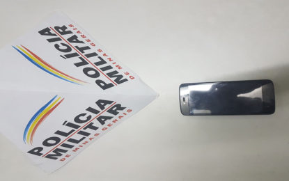 Aparelho de celular recuperado, adolescentes apreendidos por agressão, roubo e receptação