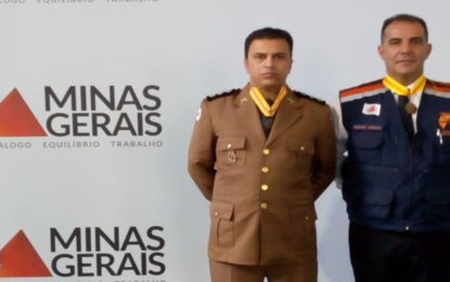 Militares da 13ª RPM recebem Medalha do Mérito da Defesa Civil