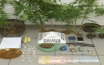 MENOR É APREENDIDO EM BARROSO COM DROGAS E ARMA