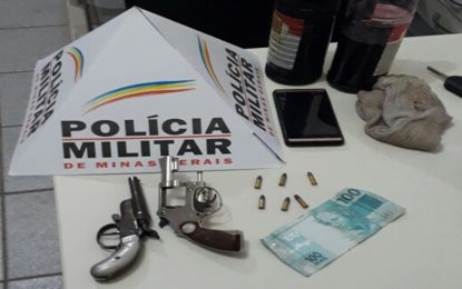 Após busca em veículo, autor é preso e menores apreendidos em Santos Dumont-MG