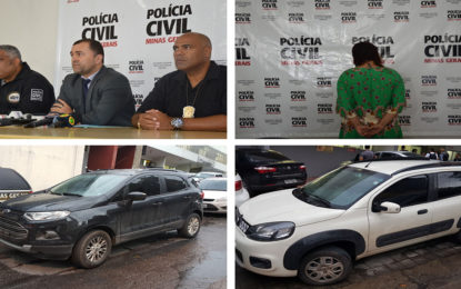 POLÍCIA CIVIL PRENDE EX-SECRETÁRIA DE SANTA LUZIA COM VEÍCULOS ROUBADOS E CLONADOS