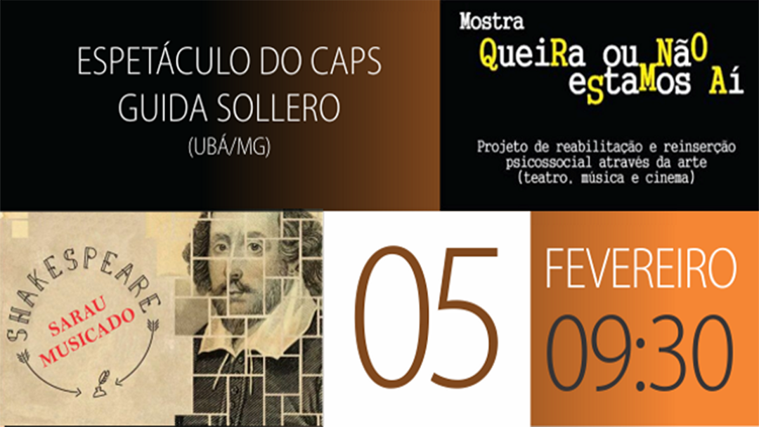 Barbacena recebe espetáculo de Caps de Ubá na próxima segunda