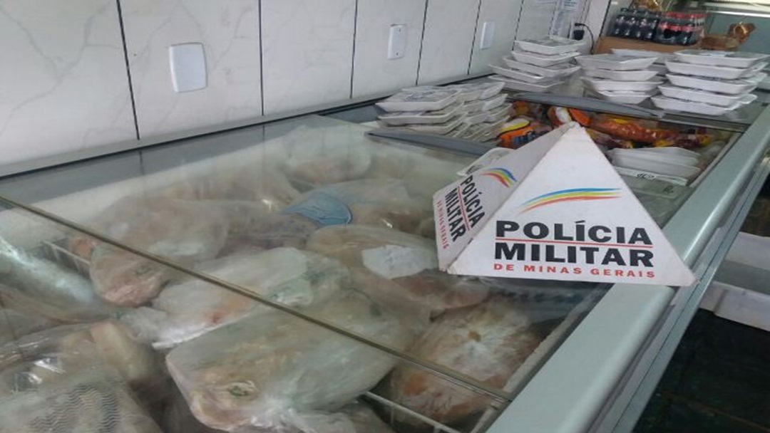 PM do Meio Ambiente fiscaliza e autua peixaria em Conselheiro Lafaiete-MG