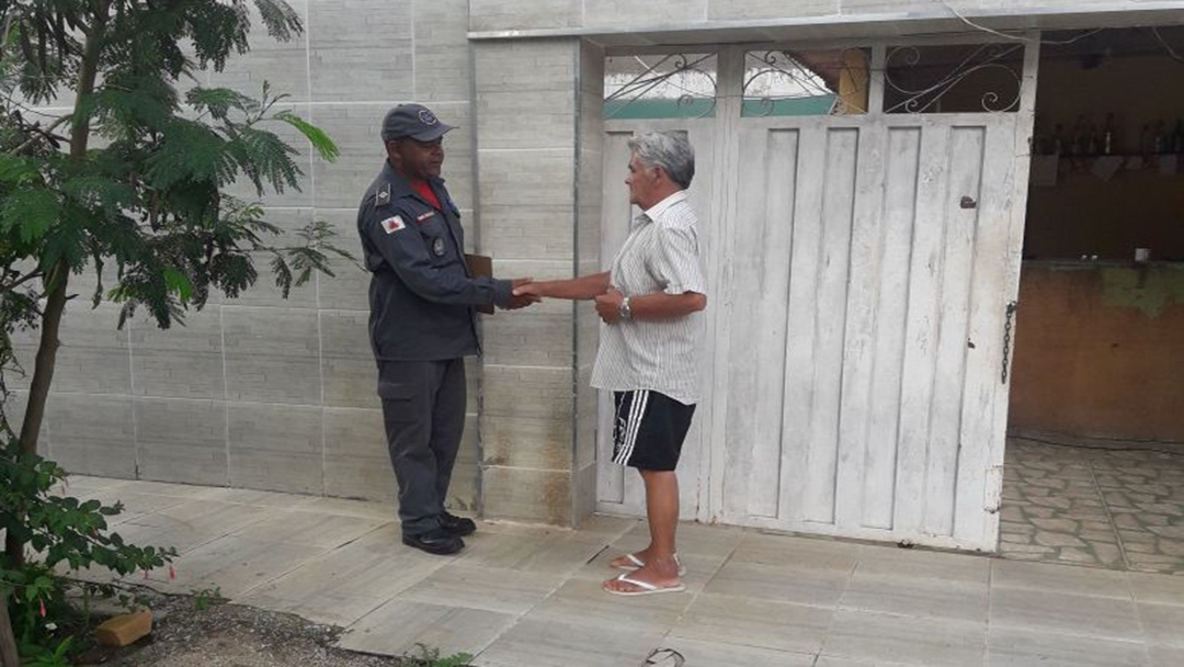 BOMBEIROS REALIZAM VISTORIAS NO BAIRRO SANTA MARIA EM BARBACENA