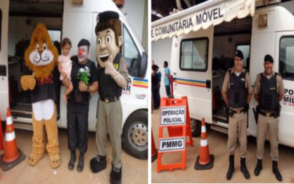 POLÍCIA MILITAR DE CONGONHAS REALIZA AÇÃO CÍVICO SOCIAL (ACISO)