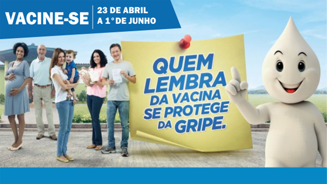 CAMPANHA DE VACINAÇÃO CONTRA A GRIPE COMEÇA NA PRÓXIMA SEGUNDA-FEIRA