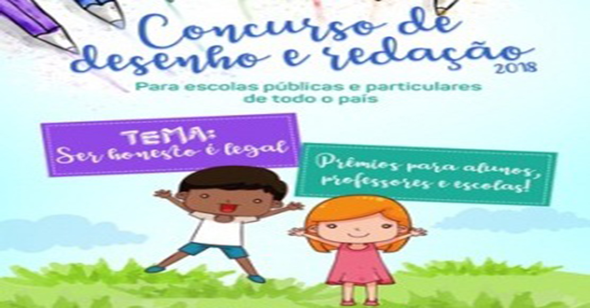 Concurso de redação e desenho da CGU está com inscrições abertas