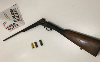 ARMA DE FOGO É RETIRADA DE CIRCULAÇÃO EM SÃO JOÃO DEL-REI-MG/VEJA MAIS