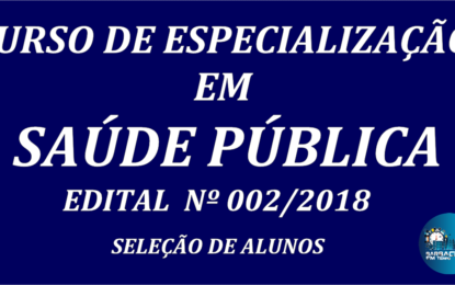 ESP-MG seleciona alunos para Especialização em Saúde Pública