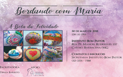 Bola da Felicidade é tema de oficina no Instituto Bom Pastor em Barbacena