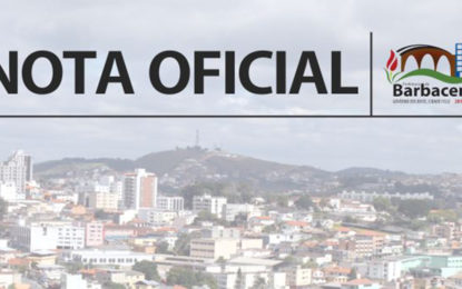 NOTA OFICIAL