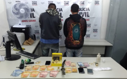 PCMG PRENDE IRMÃOS SUSPEITOS DE TRÁFICO DE DROGAS EM BARBACENA