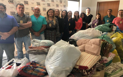 PCMG ENTREGA DOAÇÕES DA 5ª EDIÇÃO DA CAMPANHA DO AGASALHO EM BARBACENA