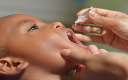 COBERTURA VACINAL CONTRA A POLIOMIELITE AINDA NÃO É A IDEAL.