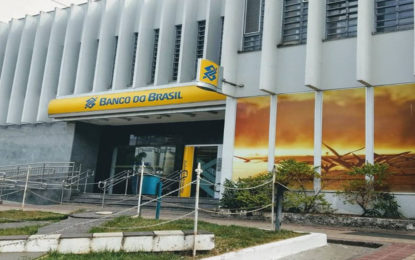 CAIXA ELETRÔNICO É ARROMBADO NA AGÊNCIA DO BANCO DO BRASIL, EM SANTOS DUMONT.